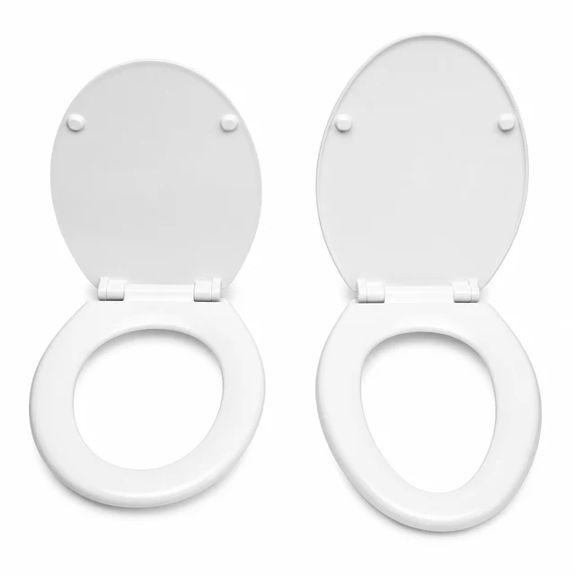 Measure first Round vs elongated seat care product photo