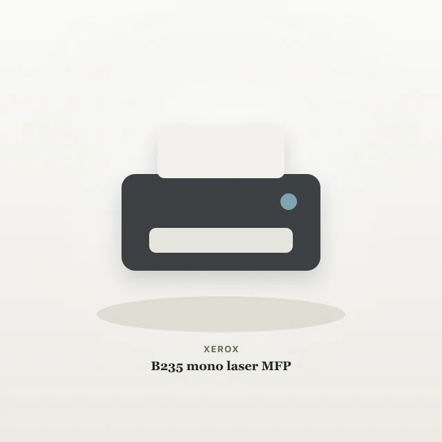 Xerox B235 mono laser MFP product photo