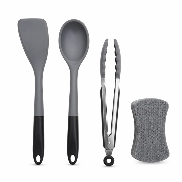 Generic Silicone utensils + soft sponge product photo