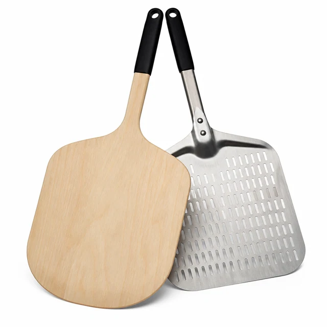 Ooni / generic wood+metal Pizza peel set product photo