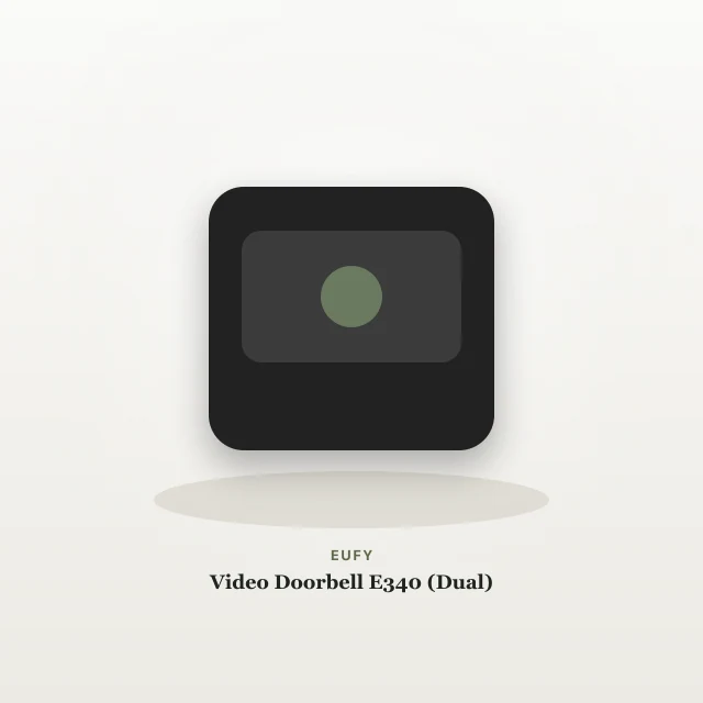 Eufy Video Doorbell E340 (Dual) product photo