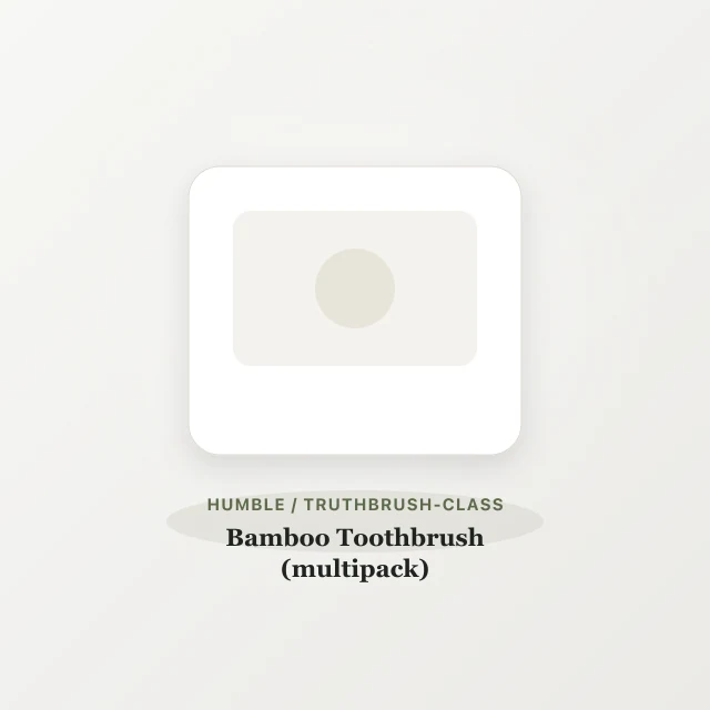 Humble / Truthbrush-class Bamboo Toothbrush (multipack) product photo